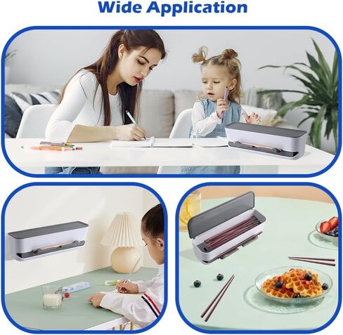 حامل موزع أقلام رصاص للفصل الدراسي، موزع تخزين قلم رصاص متعدد الوظائف، موزع أقلام رصاص مثبت على الحائط بدون حفر مع رقعة للمكتب المنزلي in Kuwait