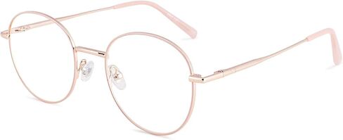 نظارات Pro Acme بإطار دائري بدون وصفة طبية وعدسات شفافة بدائرة معدنية وهمية in Kuwait