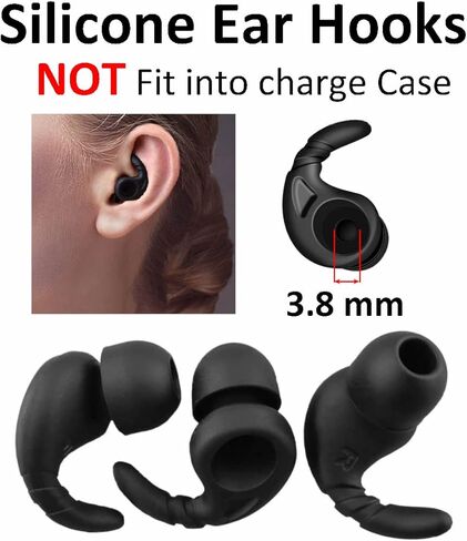 [8 أزواج] أطراف خطافات الأذن WF-1000XM5 WF-1000XM4 【 إسفنج الذاكرة والسيليكون 】 أطراف أذن مريحة بديلة ناعمة متوافقة مع Sony WF-C700N WF-C500، 23515H in Kuwait