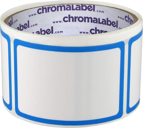 ChromaLabel 2 x 3 Inch Rectangular Dry Erase Labels, Easy Peel Off Label Ideal as Storage Bin and Tile Labels - Pack of 50 Dry Erase Sticky Notes in Saudi Arabia