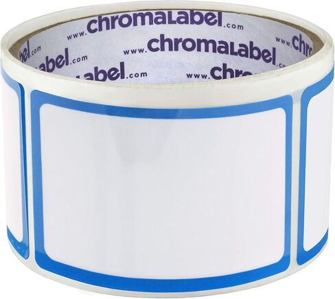 ChromaLabel 2 x 3 Inch Rectangular Dry Erase Labels, Easy Peel Off Label Ideal as Storage Bin and Tile Labels - Pack of 50 Dry Erase Sticky Notes in Saudi Arabia