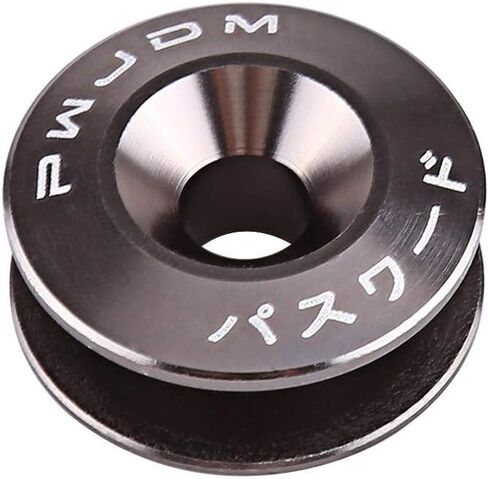KIMISS Bumper Holder, Car Aluminium Alloy Bumper Washer/Bolt Engine Bay Dress Up Kit Quick Release Fastener (Red) in Saudi Arabia