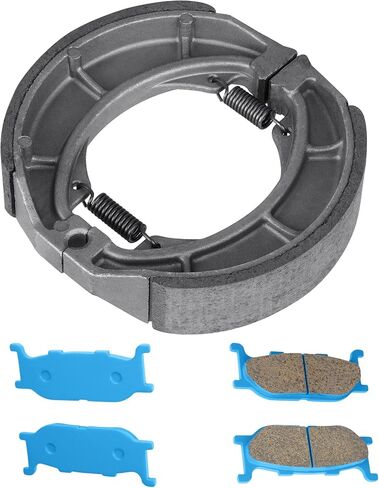 Front Brake Pads Rear Brakes Shoes for Yamaha V Star 650 Custom XVS650 97-11/13-20, Classic 98-10, Silverado 03-10, XV535 Virago 95-99 - 3 Set in Saudi Arabia