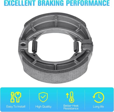 Front Brake Pads Rear Brakes Shoes for Yamaha V Star 650 Custom XVS650 97-11/13-20, Classic 98-10, Silverado 03-10, XV535 Virago 95-99 - 3 Set in Saudi Arabia