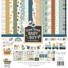 Echo Park Paper Special Delivery Baby Boy Collection Kit