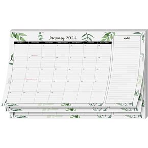 2024 Year Desk Calendar 17" x 11" Desktop or Wall Planner, Tear-Off Pad for Easy Planning, Includes a Notes Section To Do's Monthly Tasks for the Year of 2024 | Runs from January 2024 - January 2025