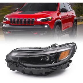 For Jeep Cherokee headlight assembly 2019 2020 2021 2022 Xenon HID right passenger Side RT Headlamps DOT Certification 68275944AH CH2503325
