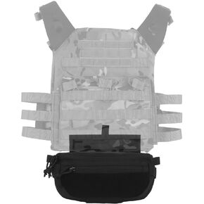 Tactical Sub Abdominal Pouch,Dual-Purpose Dangler Drop Pouch with Tourniquet Holder,Tactial Vest Chest Rig Carrying Kit Bag