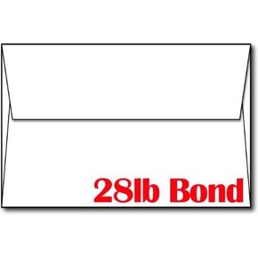 28lb/70lb Bright White A9 Envelopes (5 3/4" x 8 3/4") - 250 Envelopes - Desktop Publishing Supplies™ Brand Envelopes