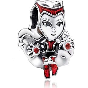 925 Sterling Silver Movie Baby Master Robot Spider Hero Dangle Charms for Bracelets Necklaces,Artist's Palette Football Rose Gold Clip Charm Pendants Beads Jewelry Gift for Women Girls at Christmas,Mother's Day