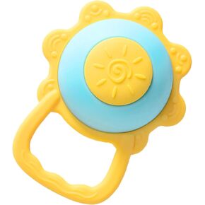 ألعاب تسنين للأطفال من عمر 3 إلى 12 شهرًا، ألعاب حسية، خشخيشة عباد الشمس، عضاضة شخصية للأطفال، ألعاب خشخيشة للأطفال الصغار، ألعاب للرضع، ألعاب تسنين للأطفال تصدر ضوضاء (أزرق) in Kuwait