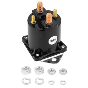 QWORK Glow Plug Relay Solenoid OEM Style Replacement Compatible with Ford 1994-2003 F250 F350 F450, 1985-2003 E-Series Econoline E250 E350 Van