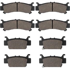 Brake Pad for Honda Pioneer 1000 1000-5 2016-2021 Honda Talon 1000R 1000X SXS Replace 06451-HL4-A01 06452-HL4-A01 06431-HL4-A01 Brake Pads Front and Rear
