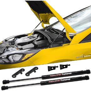 Redline Tuning 21-11025-02 Hood QuickLIFT Plus Bolt in Struts Compatible with Ford Focus 2012-2018 (All Black Components)