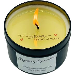 Love Candle, Hidden Secret Message Candle, Amazing Gift, Couples, Anniversary Engagement Surprise, White Sage Essential Oils