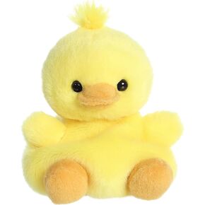 Aurora® Adorable Palm Pals™ Darling Duck Stuffed Animal - Pocket-Sized Fun - On-The-Go Play - Yellow 5 Inches