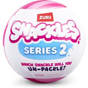 سناكلز سيريز 2 سناكل 5 بوصة من ZURU Cuddly Squishy Comfort 5 بوصة قطيفة مع ملحقات العلامة التجارية للوجبات الخفيفة المرخصة