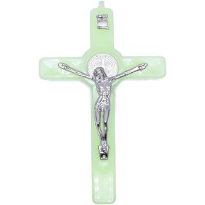 Christ Jesus Crucifix Cross Glow in The Dark Luminous Ornament Religious Wall Art Gift