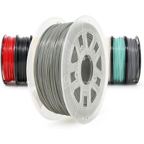Gizmo Dorks Low Odor ABS 3D Printer Filament 3mm (2.85mm) 1kg, Gray