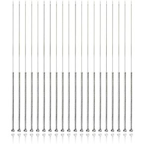 3D Printer Nozzle Cleaning Needles Kit-0.4mm 20 PCS Stainless Steel 3D Printer Nozzle Cleaner Needle Tool Kit, 3D Printer Parts & Accessories