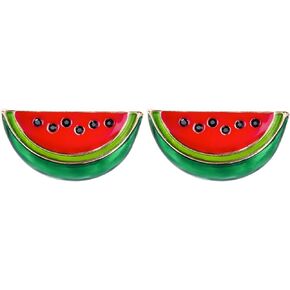 VALICLUD 1PC Retro Stylish Personality Alloy Brooch Pin Fashion Jewelry Fashion Watermelon Shaped Brooch
