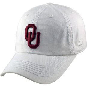 Top of the World Men's Adjustable Relaxed Fit White Icon Hat