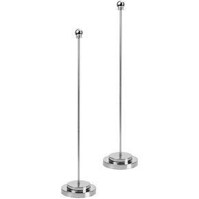 Flag Poles Office Desk Flag Holder Desktop Flag Stand Flag Pole Stainless Steel Base, 2 Pieces Small Table Flag Stands