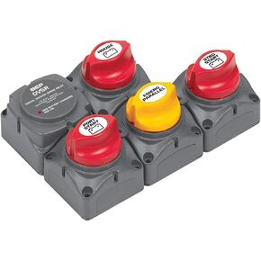 BEP 718-140A-DVSR Battery Distribution Cluster for Twin Inboard Engine with Three Battery Banks
