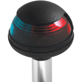 attwood 3000.6509 Corporation 5091-14-7 Bi-Color Stowaway Plug-In Pole Light, Silver, One size