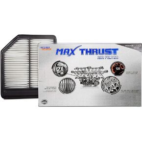 Spearhead Max Thrust Performance Engine Air Filter For All Mileage Vehicles - Increases Power & Improves Acceleration (MT-165)