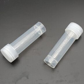 50 Pcs 5ml Graduated Plastic Tube Cryovial Cryogenic Vial Tube Mini Test Tube with Screw Cap
