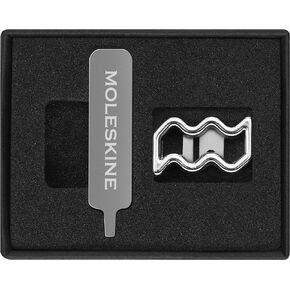 Moleskine Pin, Zodiac, Aquarius, Silver