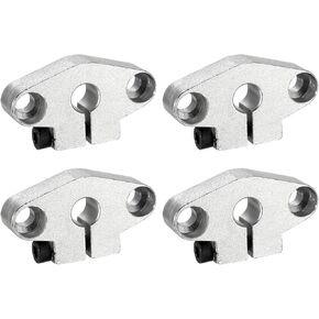 uxcell 4PCS SHF8 Aluminum Linear Motion Rail Clamping Rod Rail Guide Support for 8mm Diameter Shaft in Saudi Arabia