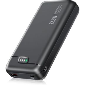 Portable Charger 20000mah Power Bank - 22.5W USB C in & Out Fast Charging Battery Pack Cell Phone Compatible All Phone Tablet for Travel Camping