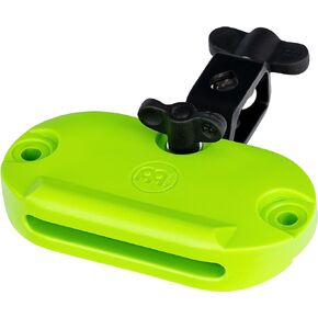 Meinl Percussion Block with Adjustable Mount, Low Pitch – NOT MADE IN CHINA – For Perc Rigs, Drum Set or Marching Band, TWO-YEAR WARRANTY (MPE4R)
