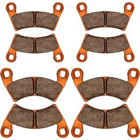 Zinger Brake Pads for 2019 Polaris Ranger XP 900/Polaris Ranger 570 Full-Size,2015-2019 Polaris RZR 4 900, 15-17 Razor RZR 4 900, 2018 RZR S4 900/Razor RZR S4 900, Front&Rear Sintered Copper Brake Pad