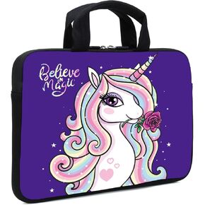 حافظة كمبيوتر محمول مقاس 15.6 بوصة مقاس 14 بوصة و15 بوصة و15.4 بوصة حافظة Chromebook حافظة Ultrabook حافظة كمبيوتر محمول حقيبة كمبيوتر محمول حقيبة كمبيوتر لوحي حافظة بمقبض من النيوبرين (رخام وردي) in Kuwait