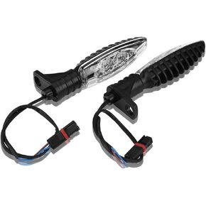 Keenso Front LED Turn Signal Light Indicator, 1Pair Motorcycle Front LED Indicators Turn Signal Light For R1200GS ADV 2014-2017 Adventure K 1300R R800GS F800