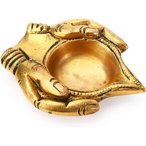 Brass Satiya Om Trishul Wall Hanging Spiritual Vastu Trishakti Yantra Home Office Main Door Entrance Pooja Décor Decoration and Gifting (Brass Trishakti Yantra)