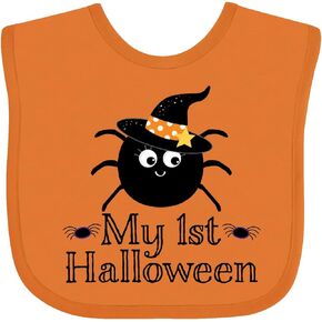 inktastic My 1st Halloween Witch Spider Baby Bib