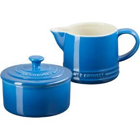 Le Creuset Stoneware Signature, Artichaut Cream & Sugar Set, Cream: 300 ml, Sugar: 8oz