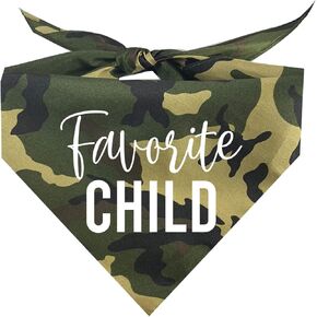 Favorite Child Dog Bandana (Assorted Colors)