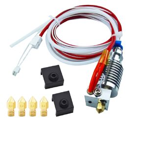 3D Printer Hot End Kit,cr-10 v2 hotend and CR-10 V3 hotend ，Assembled Hotend Kit 3D Printer Replacement Parts for Creality CR-10 V2 and CR-10 V3 3D Printer hotend Assembly Replacement Accessories