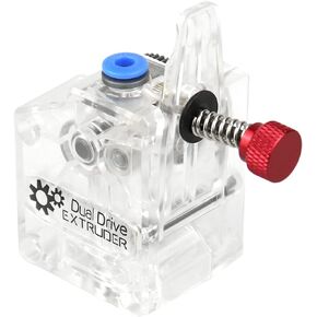 Extruder DDB Universal Nickel Plated Gear Dual Drive 3D Printer Extruder for Ender 3 Pro Ender 5 Pro CR10S Pro, Mega S, Prusa I3 Other DIY 3D Printer Kit (DDB Right)