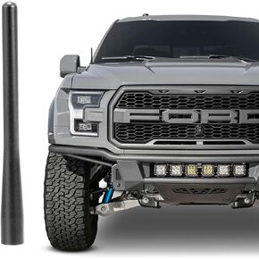 Short Antenna for Ford F150 2009-2024, Stubby Antenna Aluminum Ford F150 Accessories 4.5 Inch Ford F150 Raptor Lightning 2017-2024 F250 F350 Bronco Pickup Truck Antenna Replacement