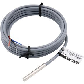 M4 Inductive Proximity Sensor Switch Shield Type LJ4A3-1-Z/AY Detector 1mm 10-30VDC 150mA PNP Normally Closed(NC) 3 Wire Grey