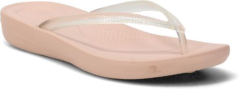 FitFlop Womens IQUSHION Slip On Open Toe Thong Sandals Pink 6 Medium (B,M) in Saudi Arabia