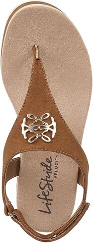 LifeStride Womens Zeeta Thong Sandals Tan 6.5 M in Saudi Arabia