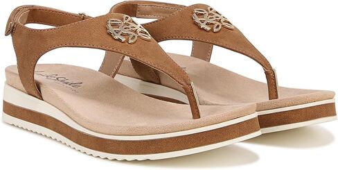 LifeStride Womens Zeeta Thong Sandals Tan 6.5 M in Saudi Arabia