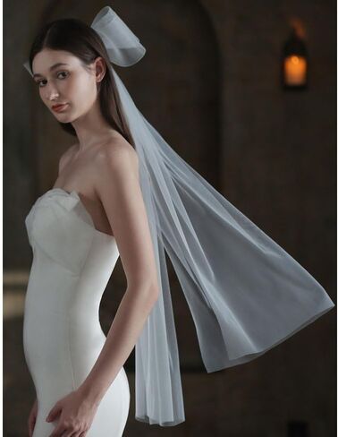 الزفاف القوس الشعر الحجاب الأبيض الشعر القوس الحجاب العروس القوس الحجاب كليب الزفاف الحجاب الزفاف قصيرة اكسسوارات للنساء والفتيات in Kuwait